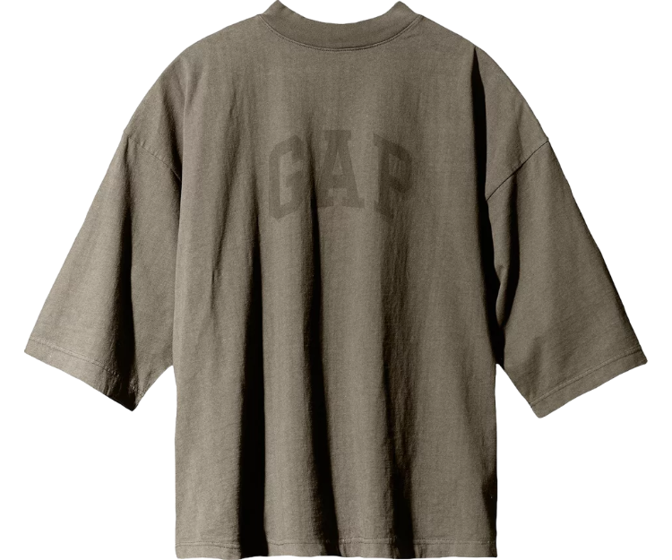 Tricou Yeezy Gap Engineered by Balenciaga Dove cu mâneci 3/4 Bej