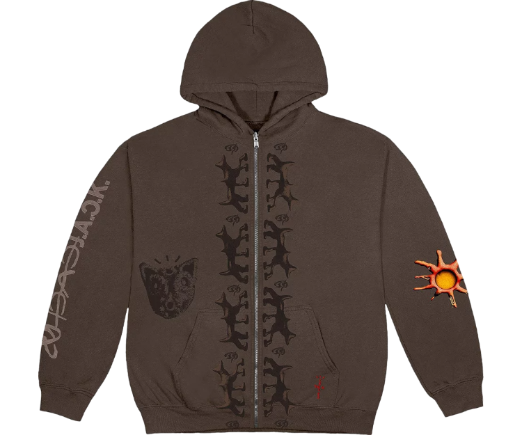 Travis Scott Reverse Dog Zip Up Hoodie