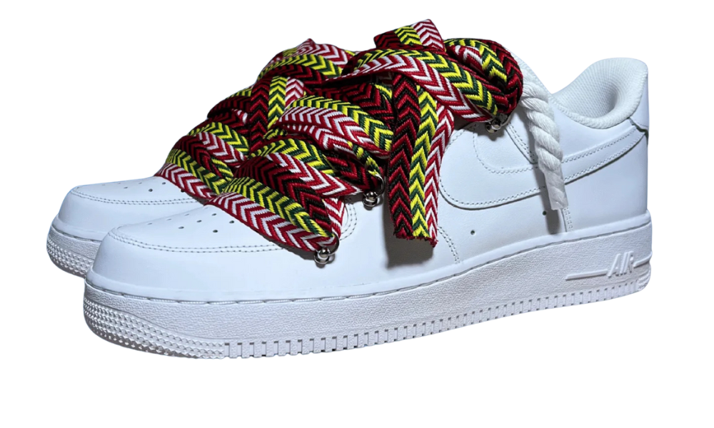 Nike Air Force 1 Lanvin Rope Lace Red Yellow