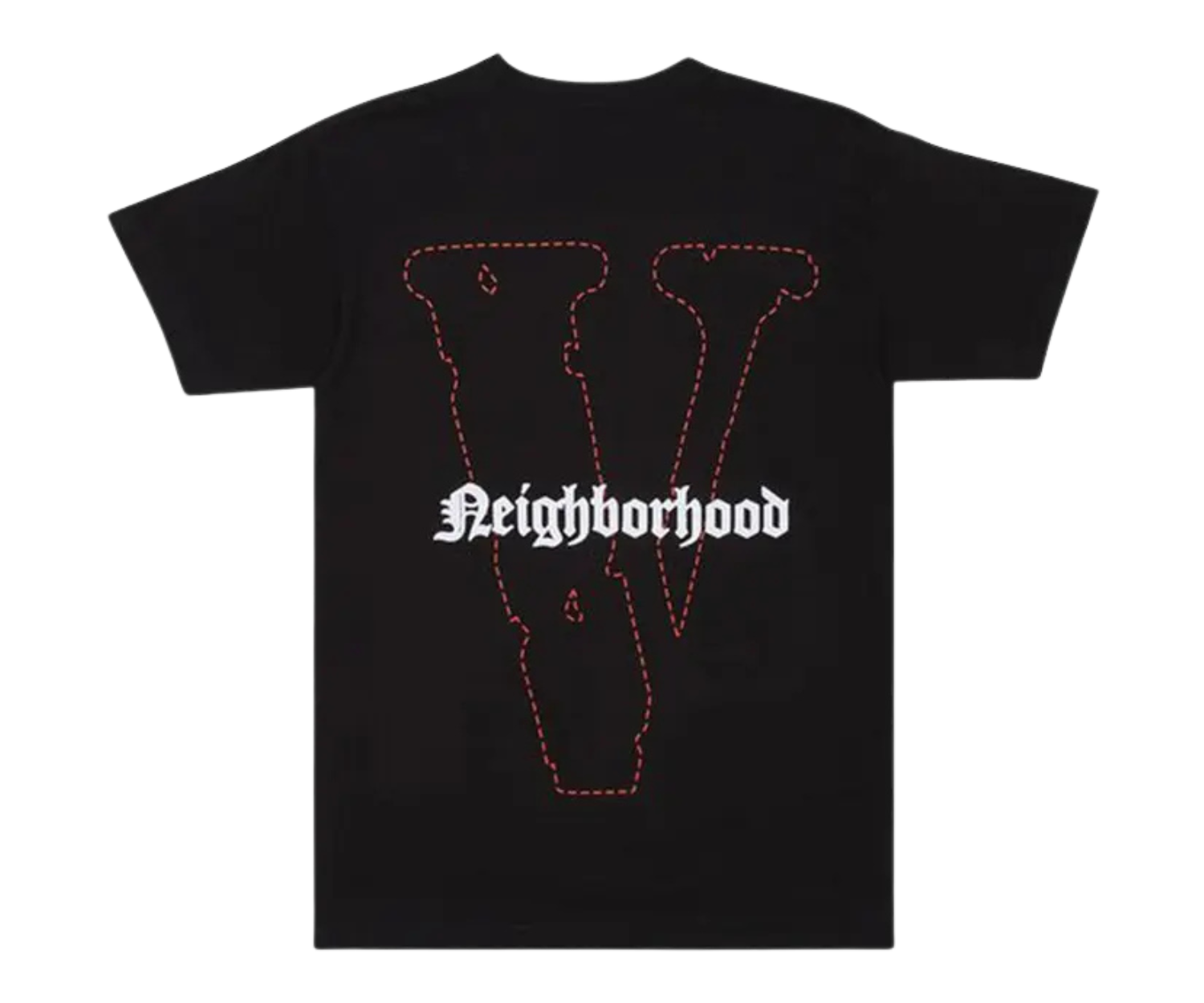 Vlone x Neighborhood Skull Short-Sleeve T-Shirt Black/Red