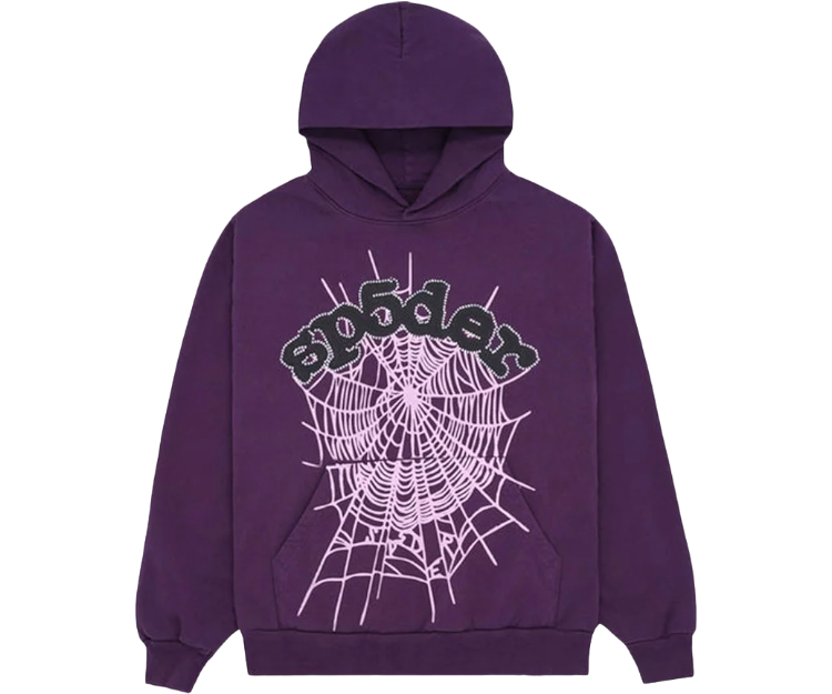 Sp5der Web Hoodie 'Grape'