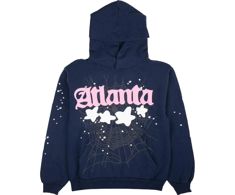 Sp5der Atlanta Hoodie - Navy