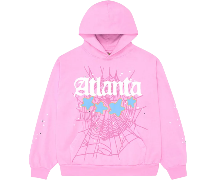 Sp5der Atlanta Hoodie 'Pink'