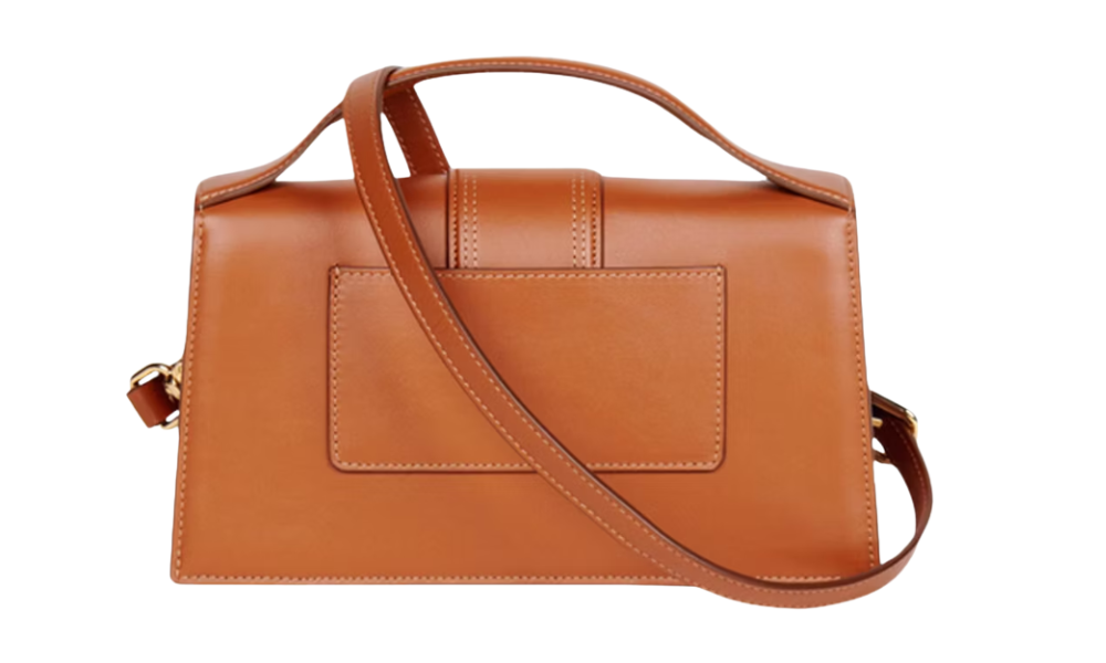Jacquemus Le Grand Bambino Crossbody Flap Bag Light Brown