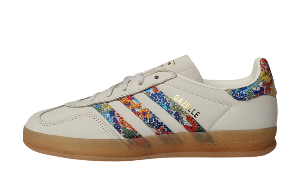 adidas Gazelle Indoor Liberty London Floral Embroidery Stripes