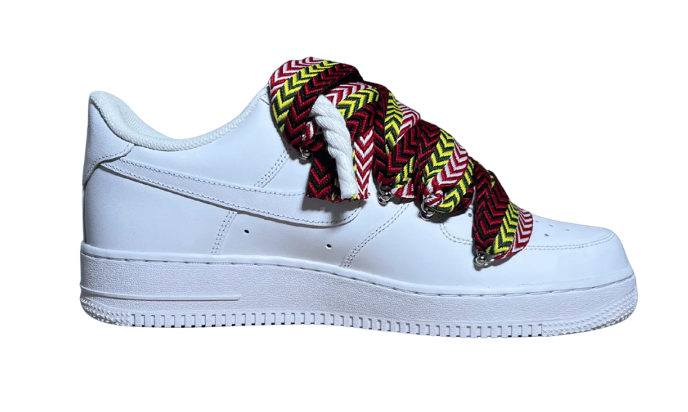Nike Air Force 1 Lanvin Rope Lace Red Yellow