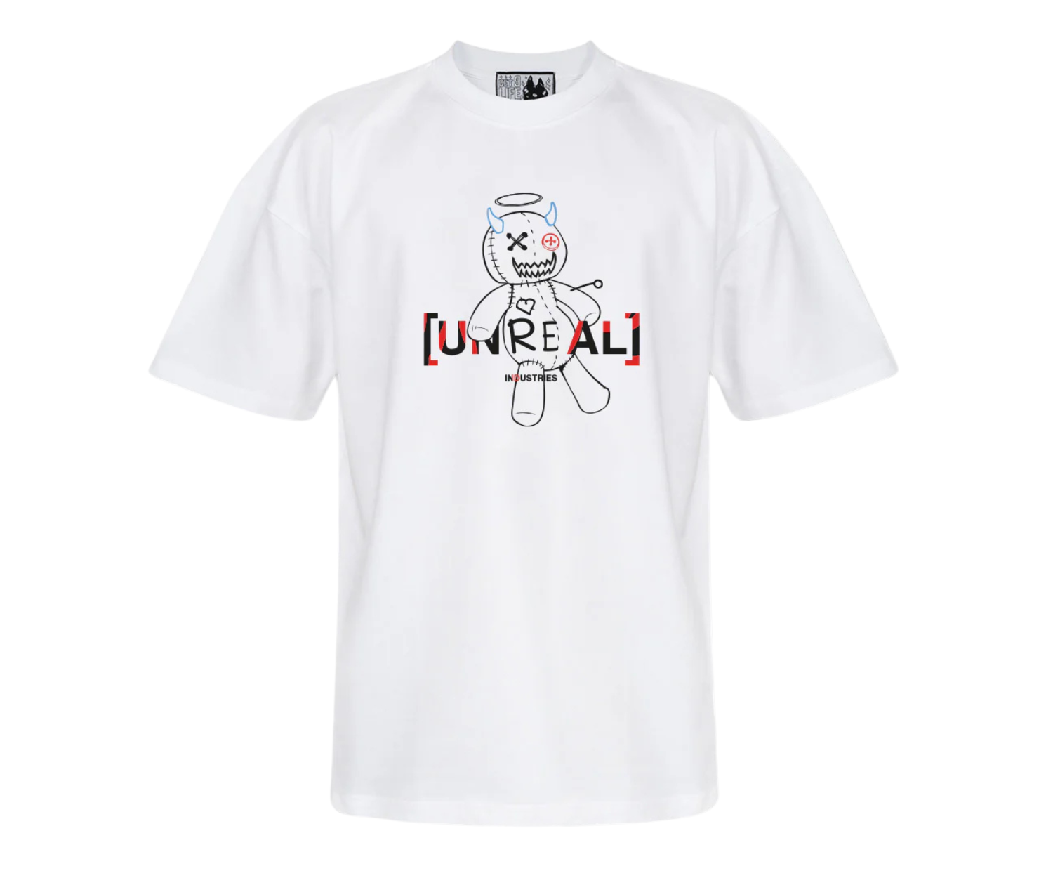 Tricou alb UNREAL Keep Shining