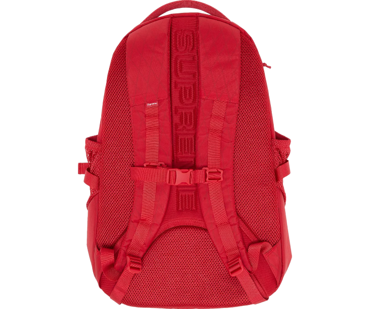 Supreme Logo Backpack Red