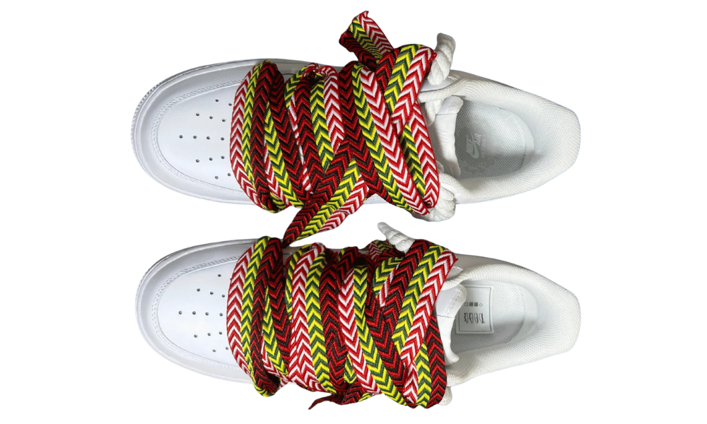 Nike Air Force 1 Lanvin Rope Lace Red Yellow