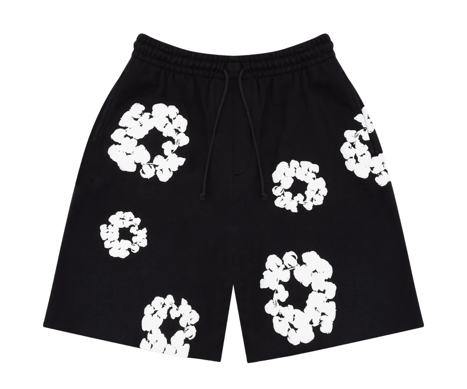 Denim Tears The Cotton Wreath Shorts Black