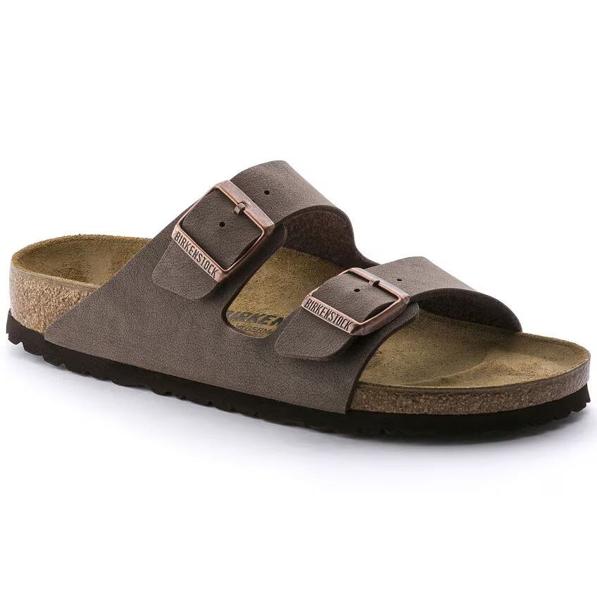 Birkenstock Arizona Birko-Flor Birkibuc - Mocha