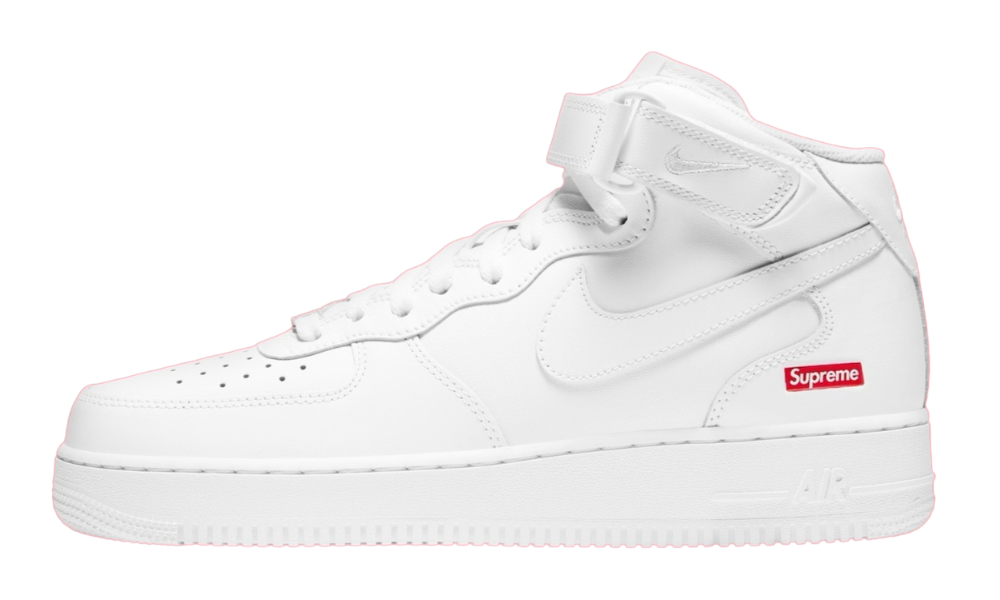Nike Air Force 1 Mid Supreme White
