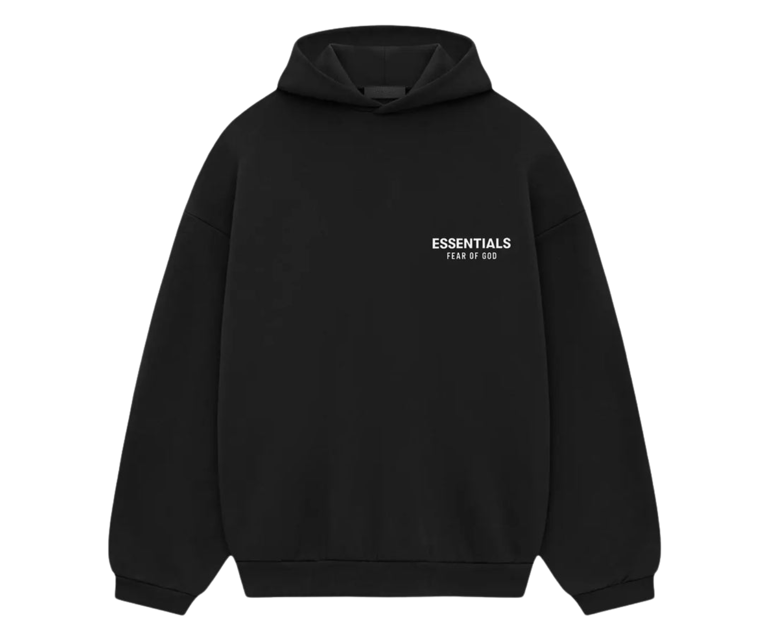 Fear of God Essentials Fleece Hoodie (FW24) Black