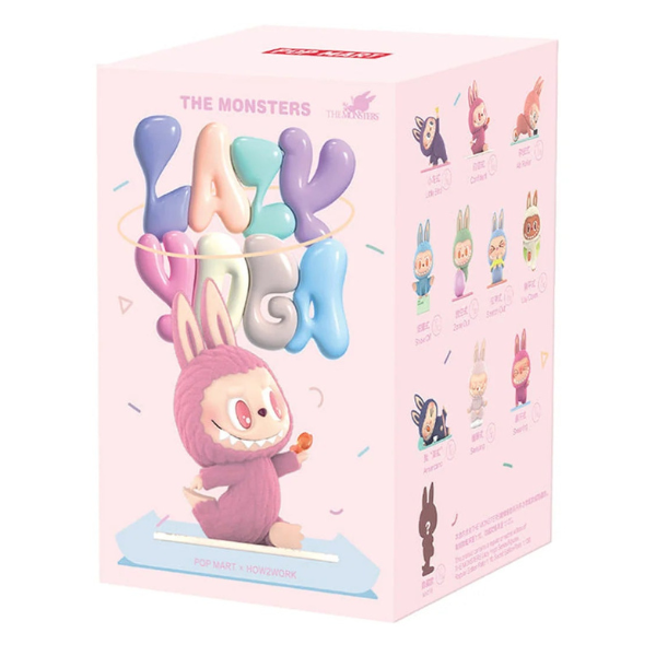 -EREDETI- Pop Mart Labubu The Monsters Lazy Yoga Series Figures