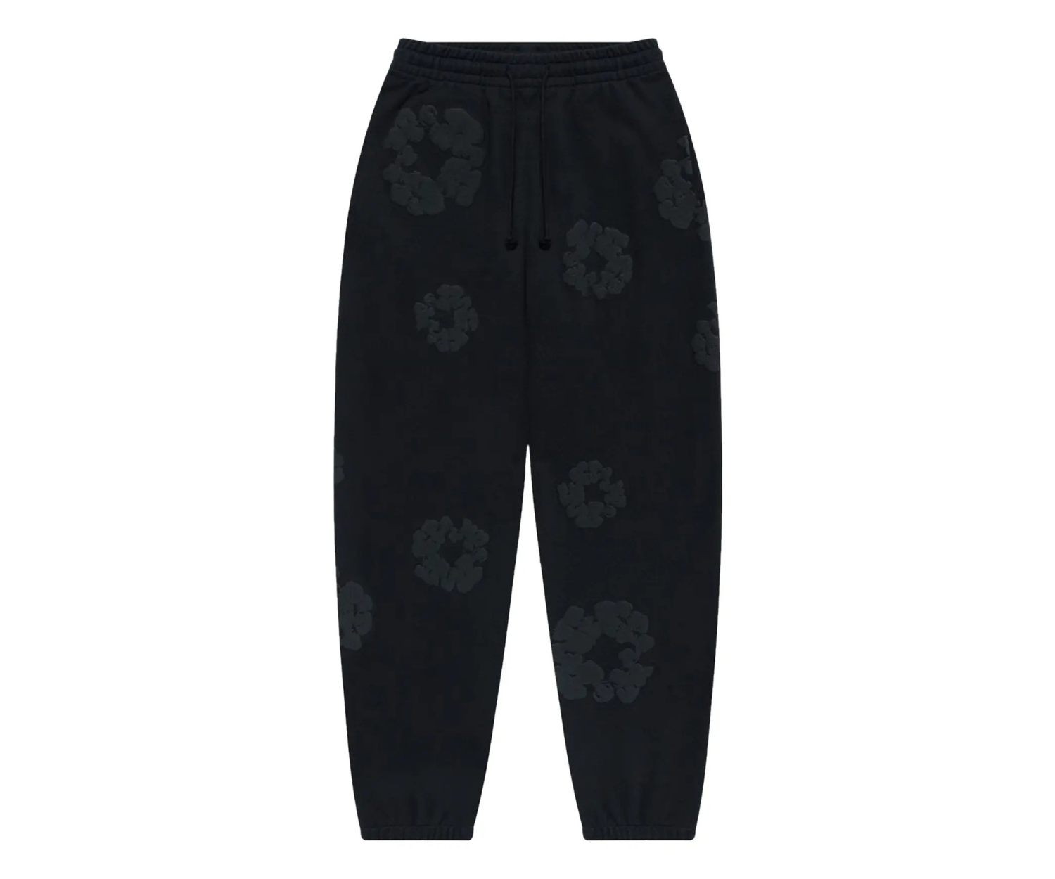 Denim Tears Cotton Wreath Hooded Sweatpants Black Monochrome