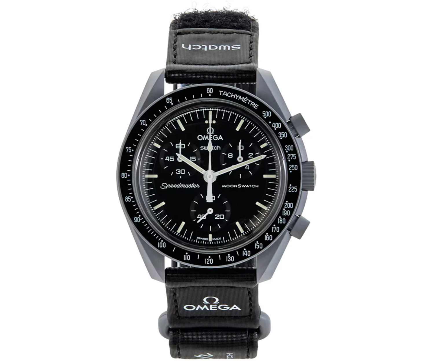 Swatch x Omega Bioceramic Moonswatch Mission to the Moon Black Swatch x Omega Bioceramic Moonswatch Mission to the Moon Black