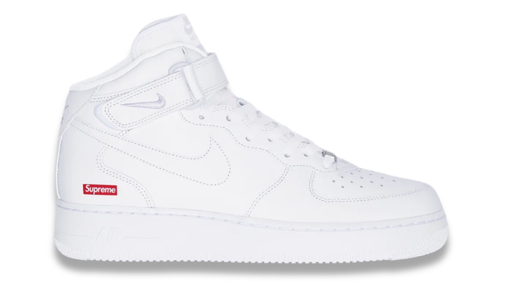 Nike Air Force 1 Mid Supreme White