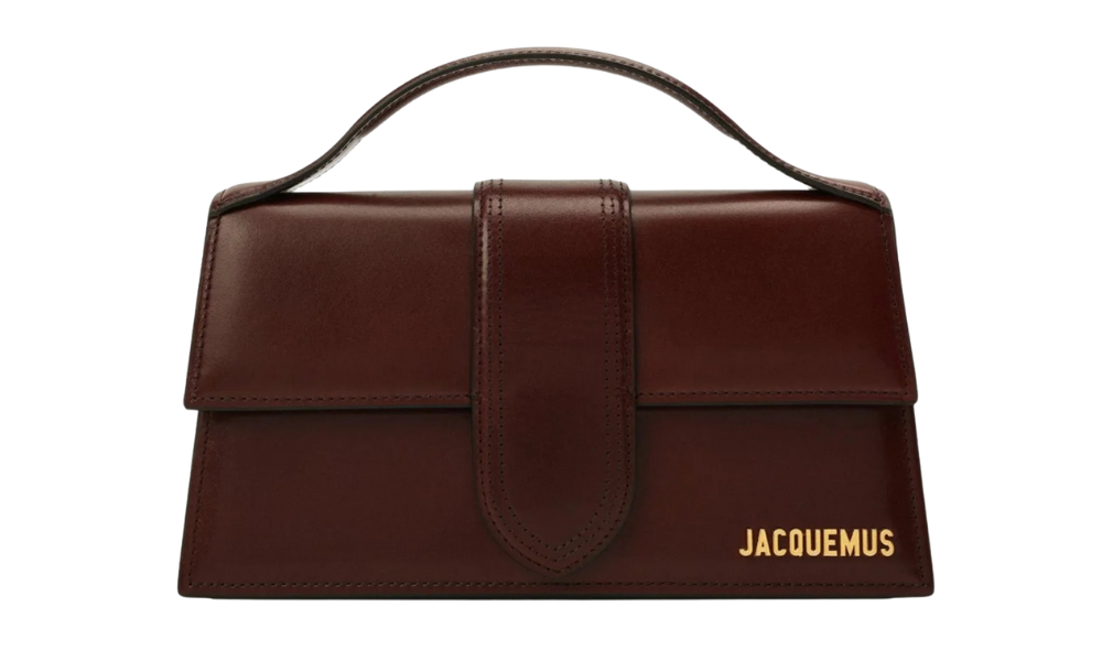 Jacquemus Le Bambino Mini Flap Bag Dark Brown