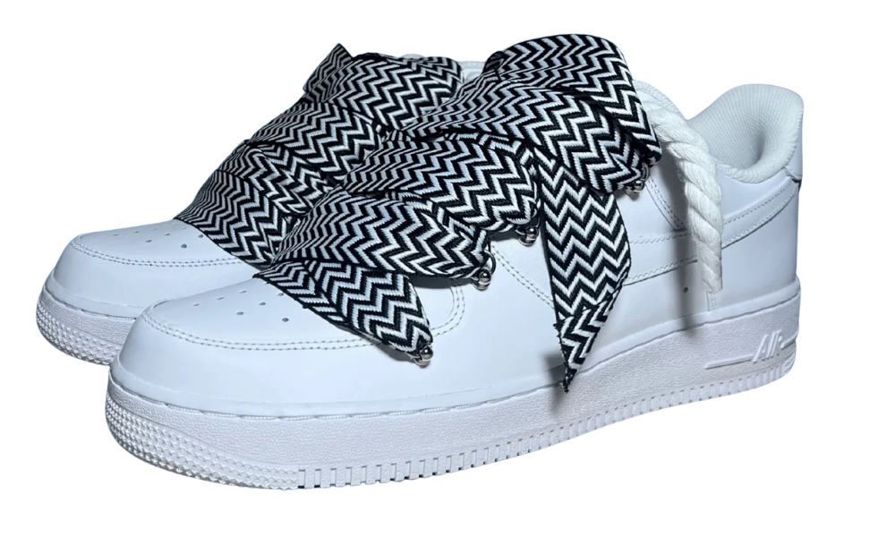 Nike Air Force 1 Lanvin Rope Lace Black White