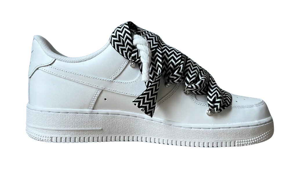 Nike Air Force 1 Lanvin Rope Lace Black White