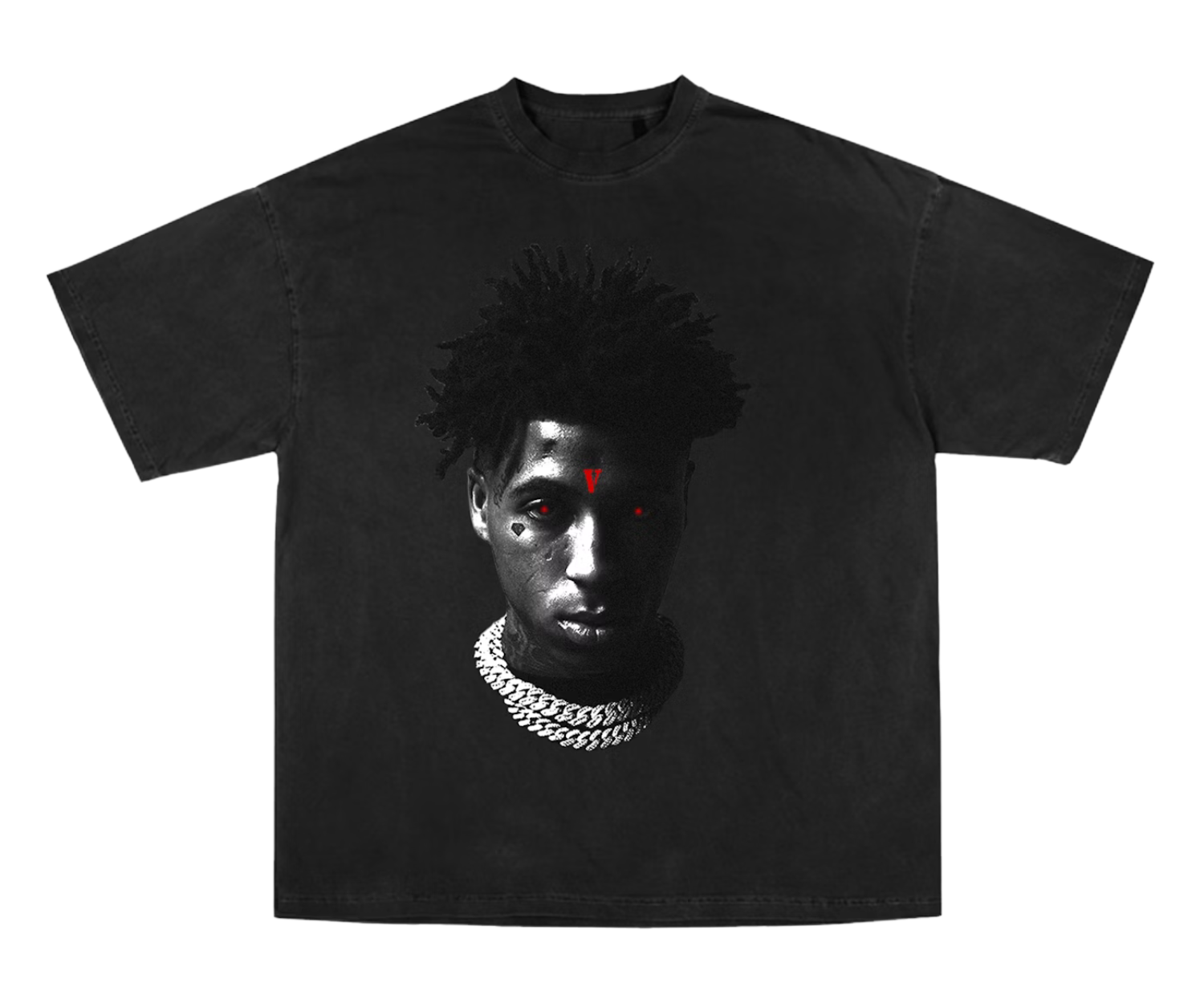 YoungBoy NBA x Vlone Reaper's Child Tee Black