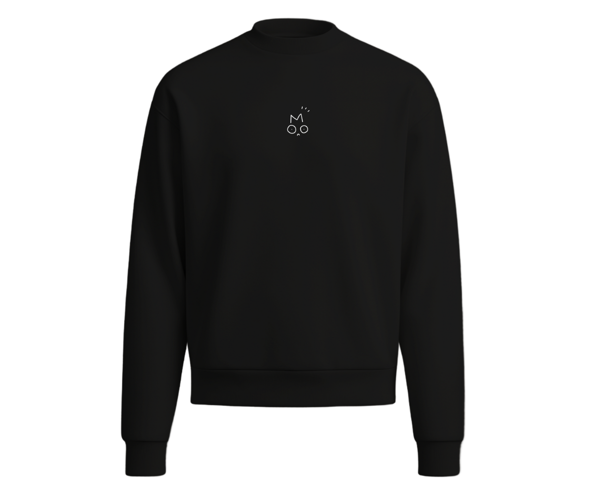 OUT OF MOOD SIMPLE Crewneck Black