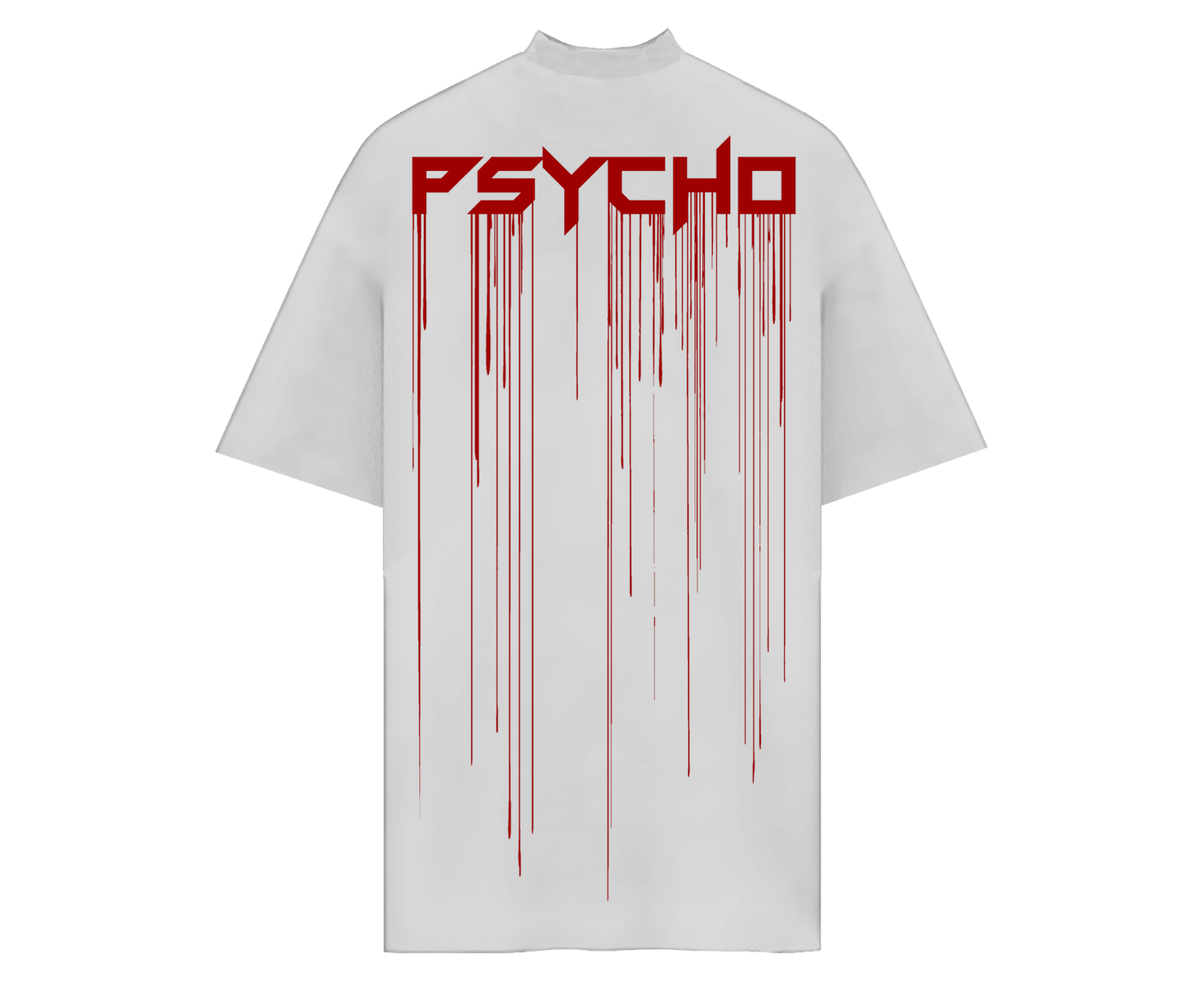 Psycho Budapest White Red Drip T-shirt