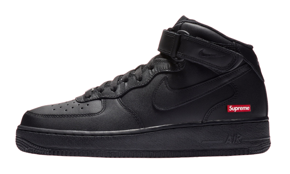 Nike Air Force 1 Mid Supreme Black