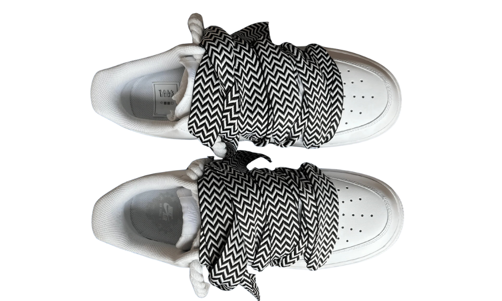 Nike Air Force 1 Lanvin Rope Lace Black White
