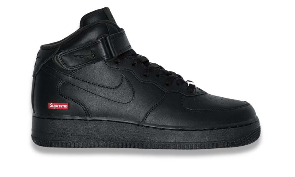 Nike Air Force 1 Mid Supreme Black
