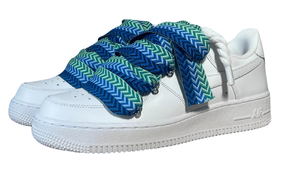 Nike Air Force 1 Lanvin Rope Lace Blue Black