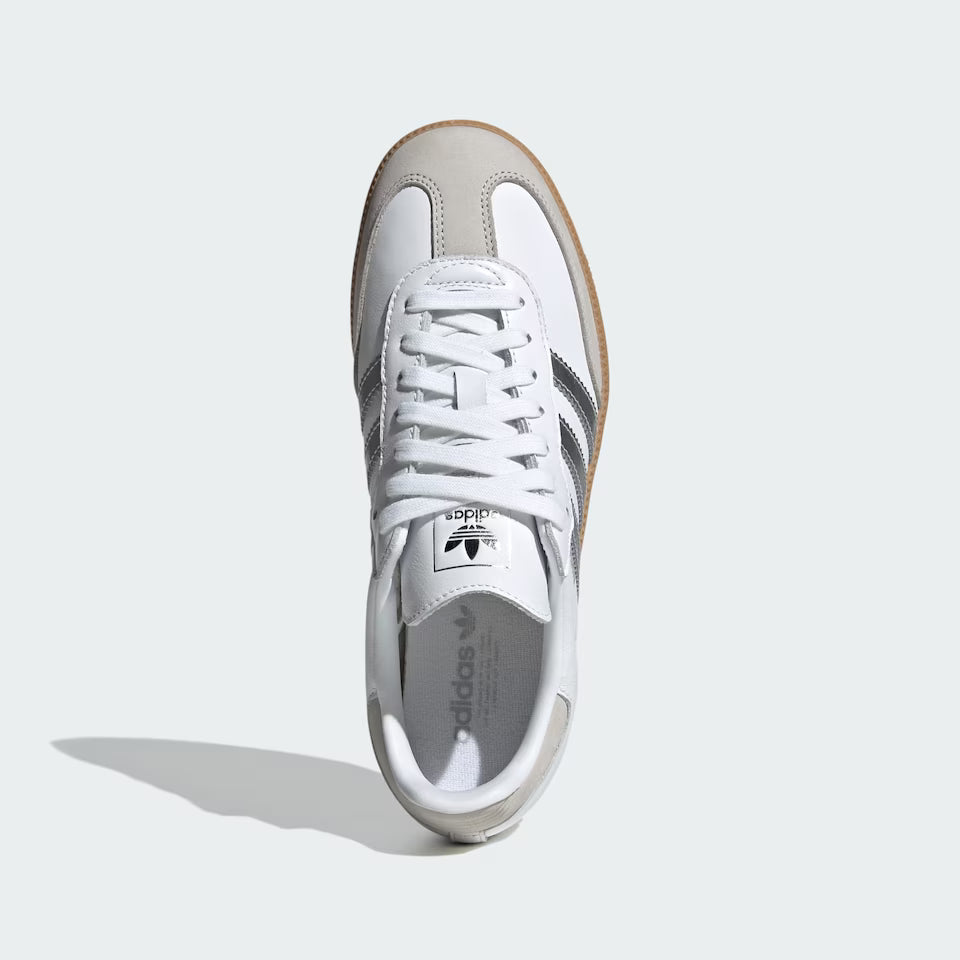 adidas Samba OG White Silver Metallic Grey (Women's)