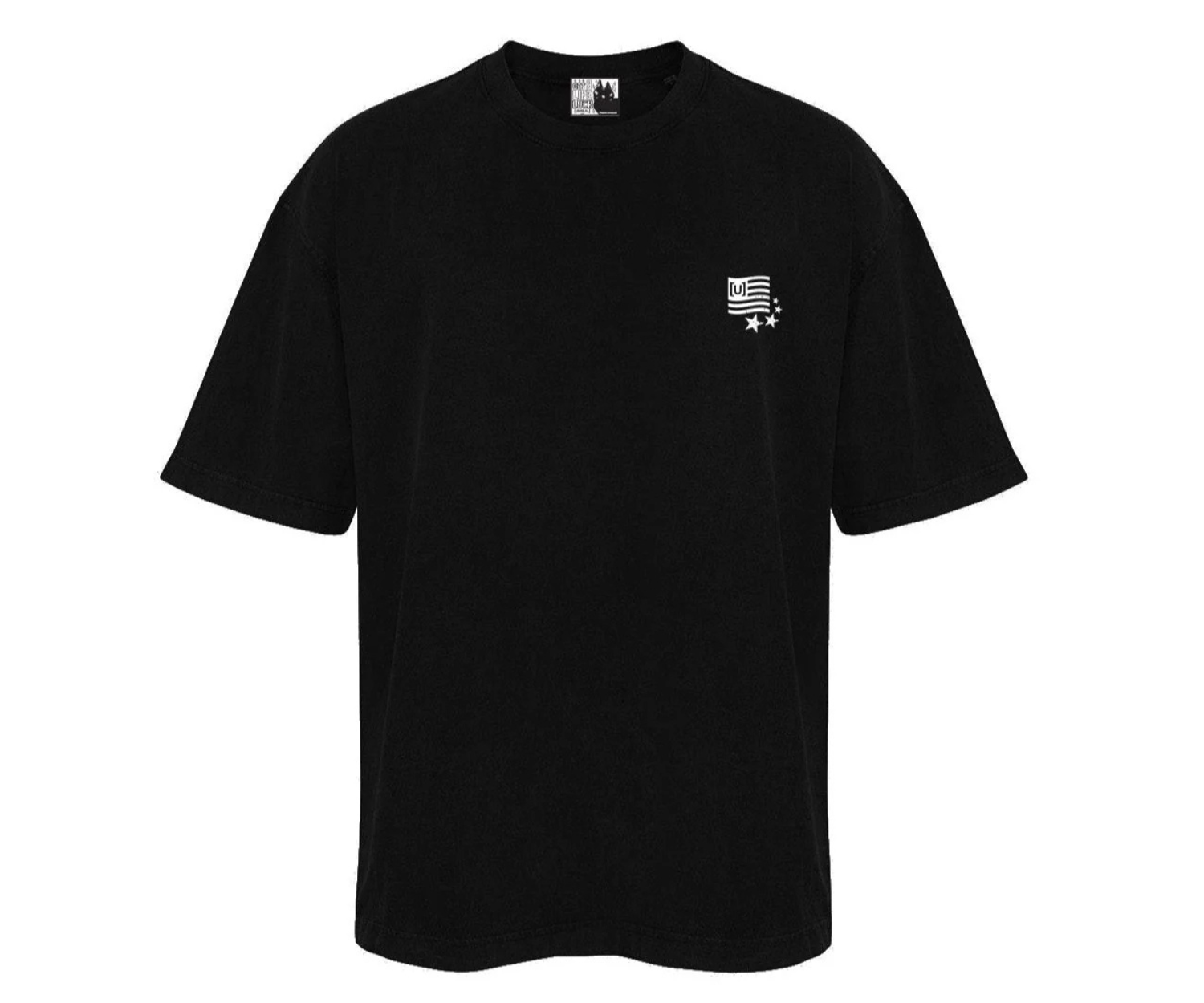 UNREAL FLAG Tee Jet Black