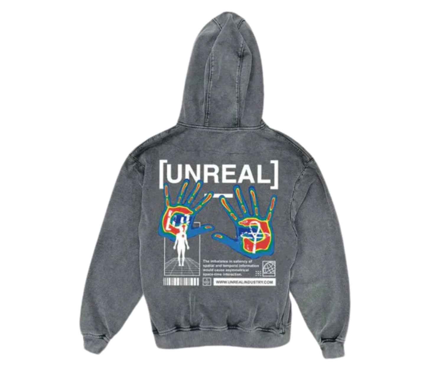 UNREAL Washed Vision Hoodie