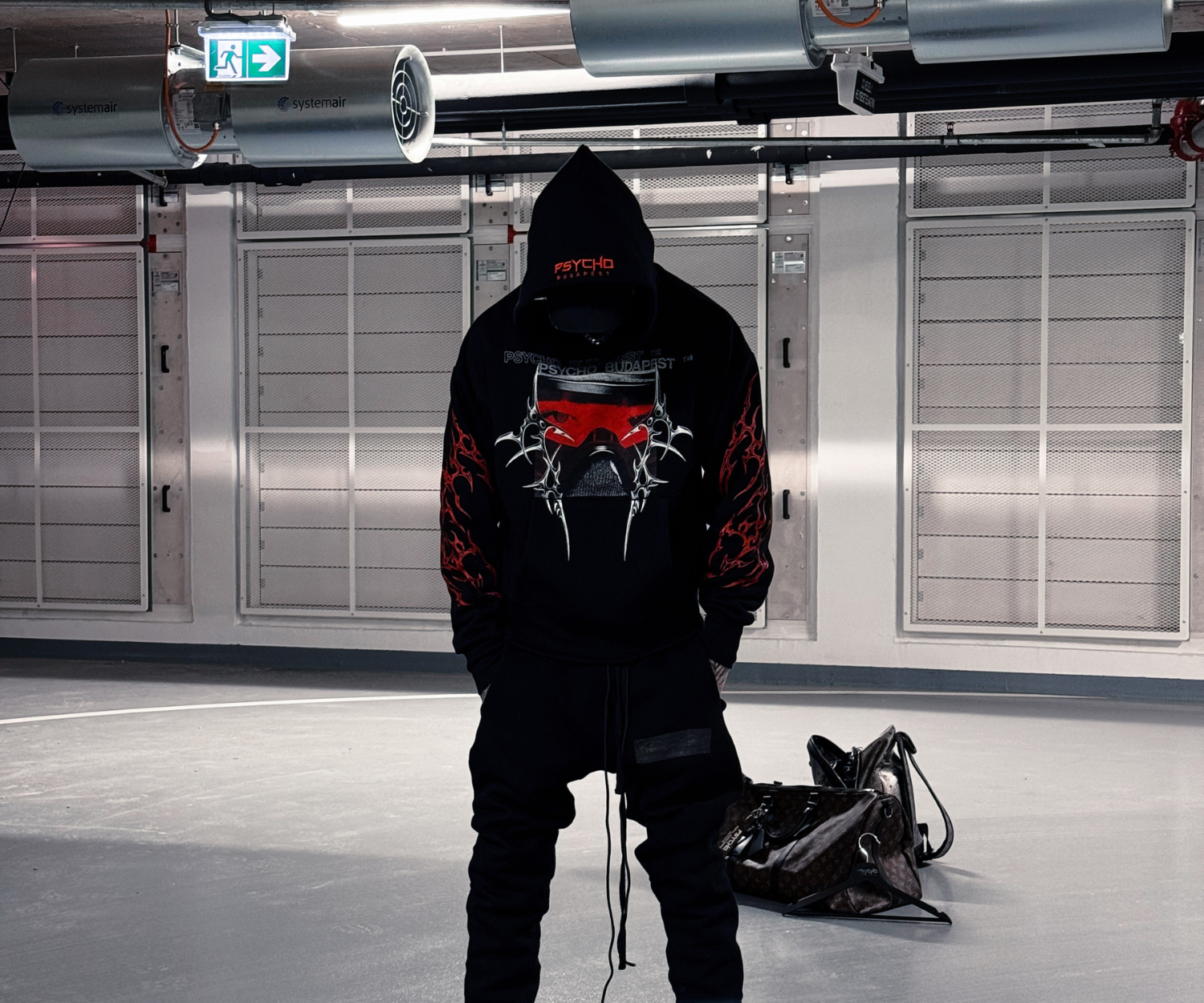 TOXIC VISION HOODIE (RED)