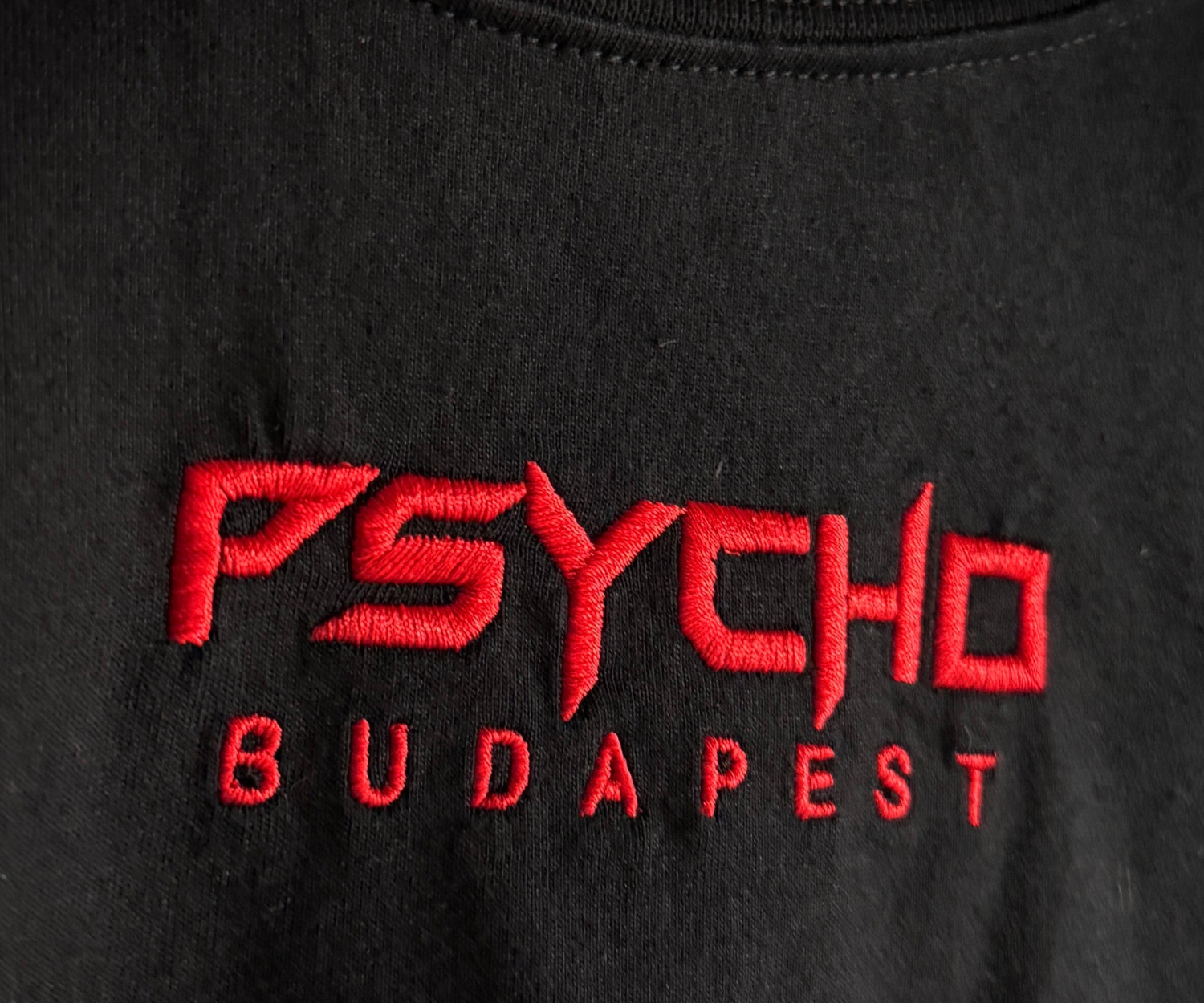Psycho Budapest Red Metal Logo Tshirt