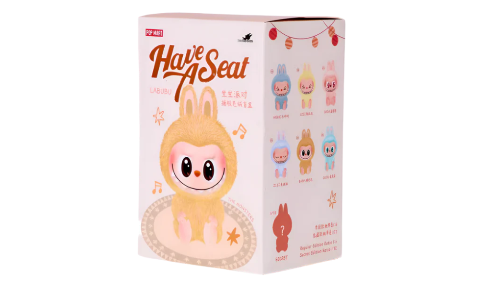 Pop Mart Labubu The Monsters Have a Seat Vinyl Plush Single Blind Box