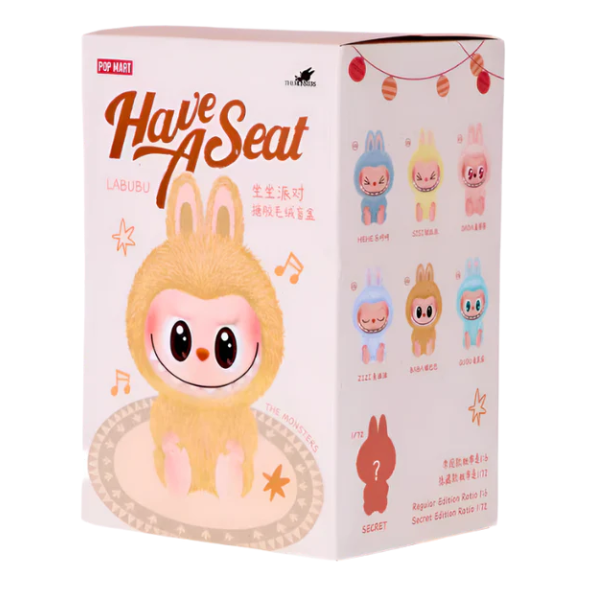 EREDETI- Pop Mart Labubu The Monsters Have a Seat Vinyl Plush