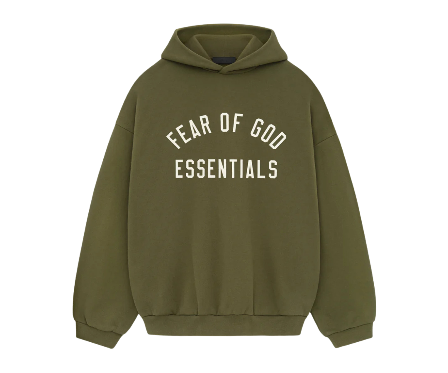 Fear of God Essentials Fleece Hoodie Military