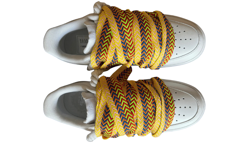 Nike Air Force 1 Lanvin Rope Lace Yellow Blue