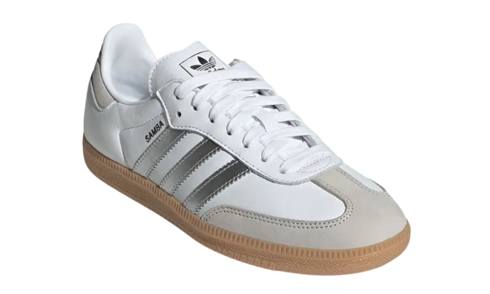 adidas Samba OG White Silver Metallic Grey