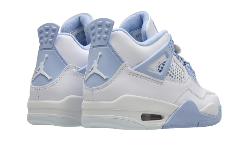 Air Jordan 4 Retro White Aluminum Blue Tint