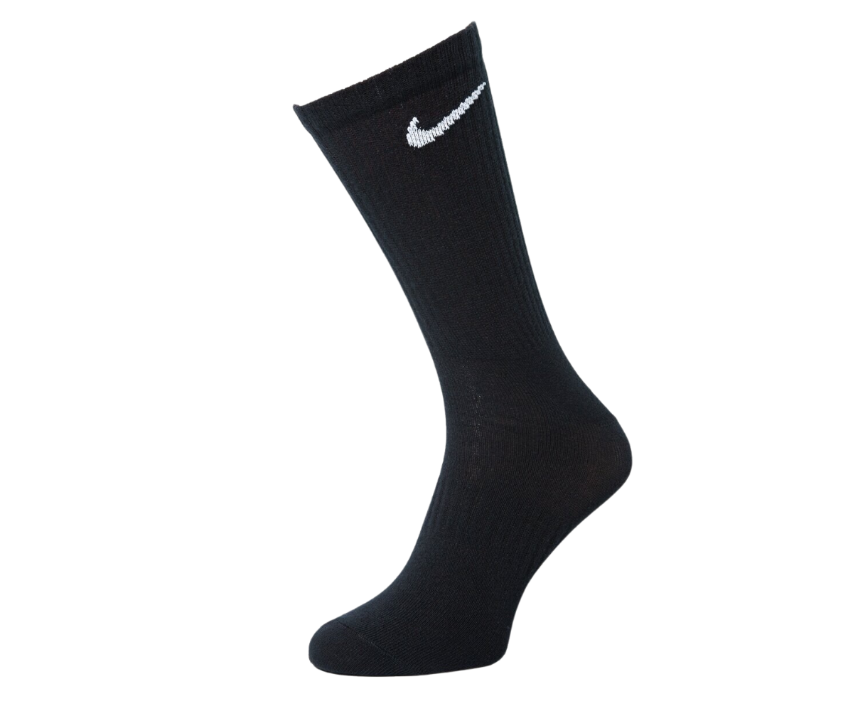 NIKE EVERYDAY SOCKS BLACK (3 PACK)
