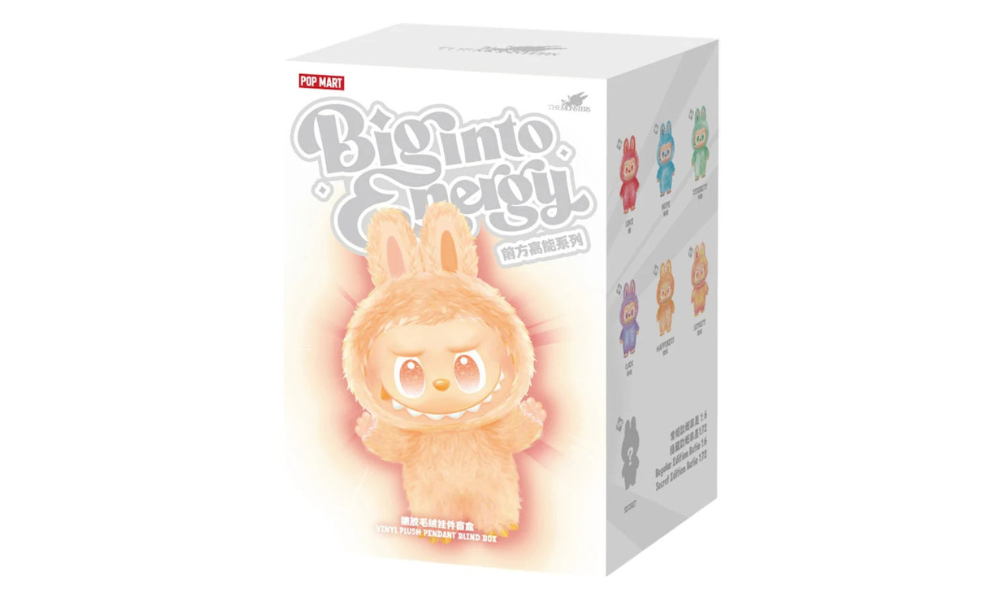 Pop Mart Labubu The Monsters Big Into Energy Series Vinyl Plush Pendant Single Blind Box