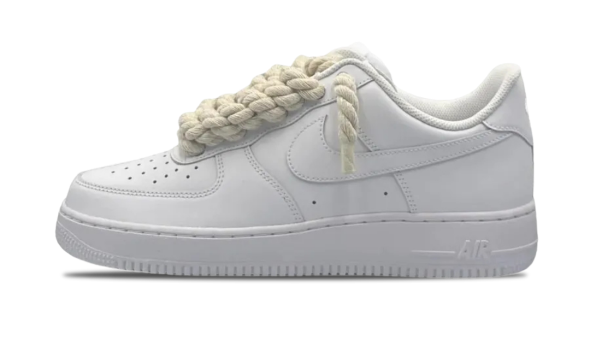 Nike Air Force 1 Chunky Rope Laces Beige