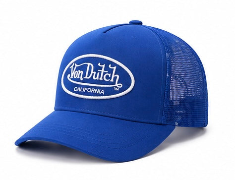 Von Dutch California Trucker Cap Blue White