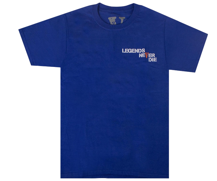 Tricou albastru Vlone Juice WRLD 999 Legends Never Die