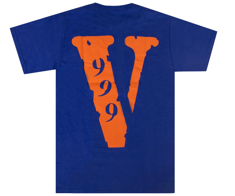 Vlone Juice WRLD 999 Legends Never Die Blue T-Shirt