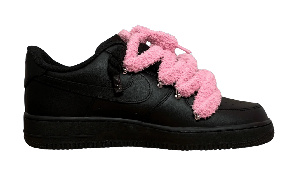 Nike Air Force 1 Black Chimney Cake Pink