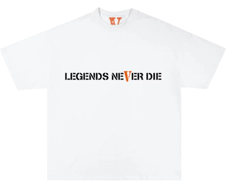 Vlone Juice WRLD 999 Legends Never Die White T-Shirt